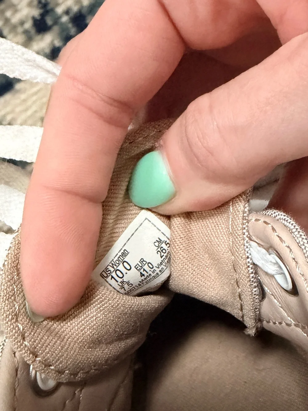 EUC Vans women’s size 10 Ward Lo Sneakers in “Taupe” - Picture 8 of 8